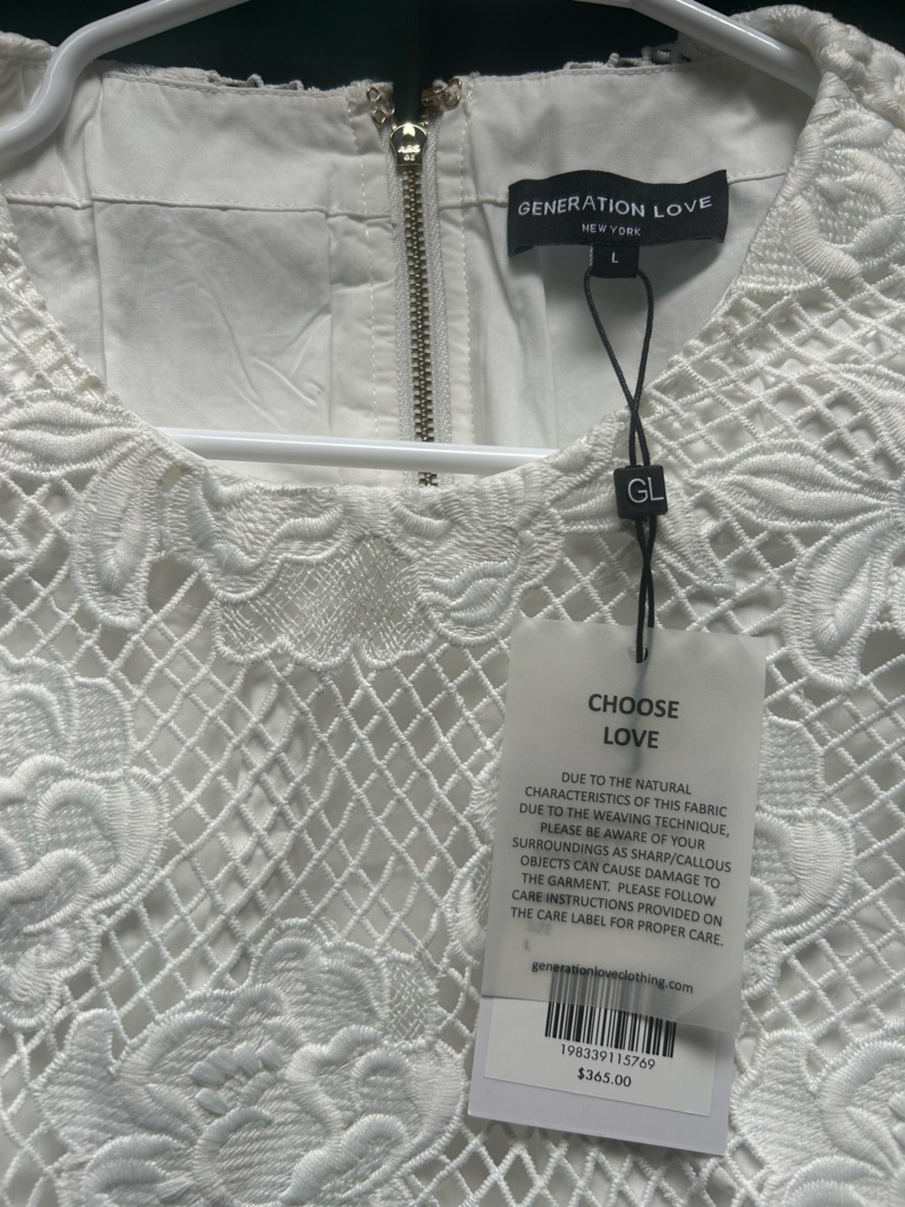 Generation Love White Lace Mini Sheath Dress - Picture 4 of 4